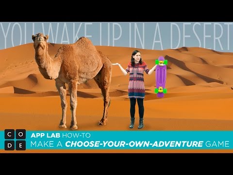 Play video APP LAB HOW-TO: Make a Choose-Your-Own-Adventure App